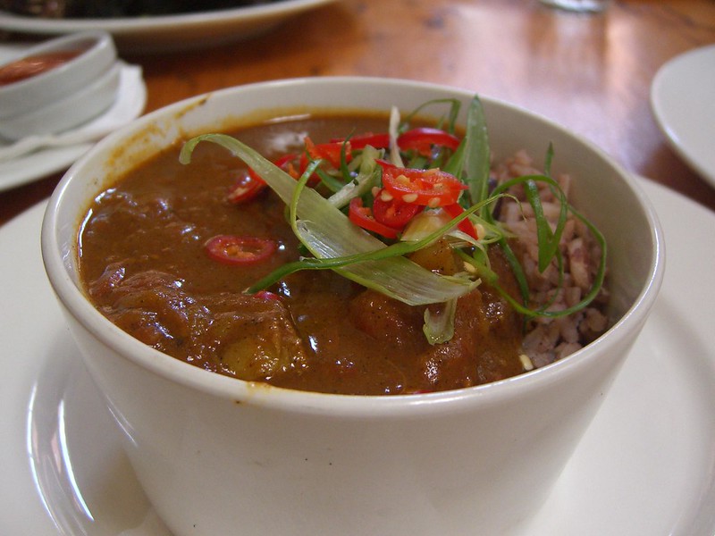 Curry Goat with Rice and Peas - photo by Alpha under (CC BY-SA 2.0