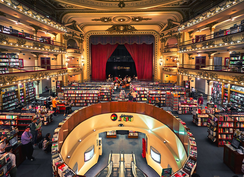Inside El Ateneo Grand Splendid - photo by Deensel under CC BY 2.0