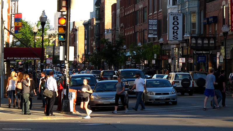 best shopping in Chicago - Wicker Park area in Chicago - photo by Ryan under CC BY 2.0