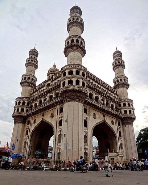 Charminar - photo by Gopikrishna Narla under CC-BY-SA-3.0