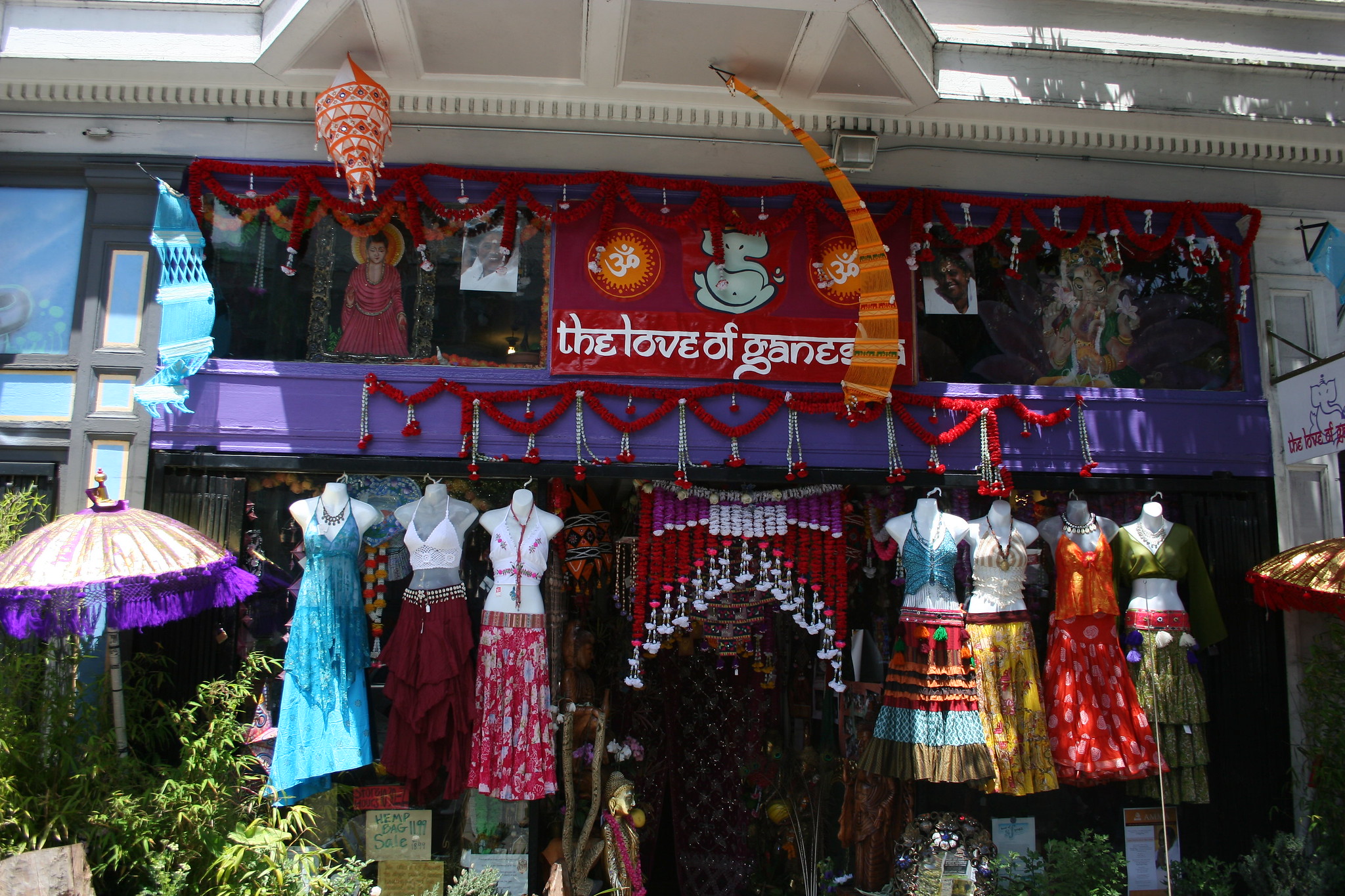 best shopping in San Francisco - The Love of Ganesha on Upper Haight Street in San Francisco - photo by Philippe Teuwen under CC BY-SA 2.0