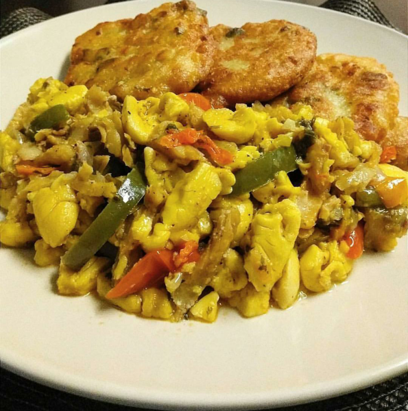 Ackee and Saltfish - photo by Aleat88 under CC-BY-SA-4.0