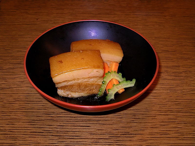 Anthony Bourdain Okinawa - Rafute, Okinawan Stewed Pork Belly - photo by Blue Lotus from Okinawa under CC-BY-2.0