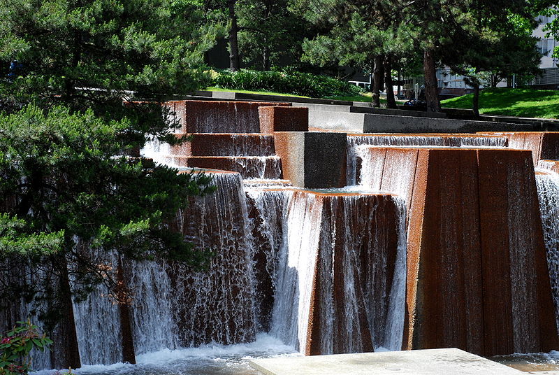 The Keller Fountain at its namesake park - photo by Victorcmyk under CC-BY-SA-3.0 and GFDL