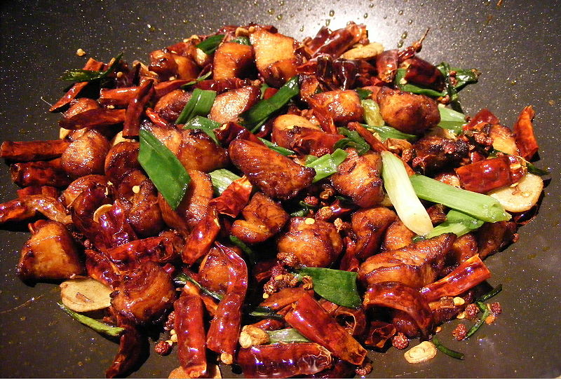 Spicy Szechuan Chicken Dish - photo by FotoosVanRobin from Netherlands under CC BY-SA 2.0