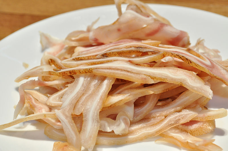 Mimigaa - Sliced Pig's Ears - photo by Ocdp under CC-Zero