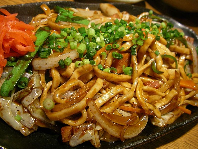 Anthony Bourdain Okinawa - Yakisoba - photo by jetalone from Okinawan restaurant Achi Koko in Yurakucho, Chiyoda, Tokyo under CC-BY-2.0