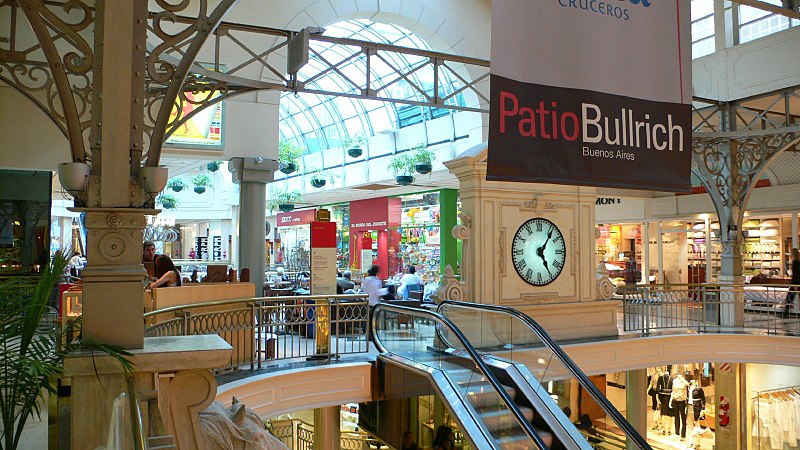 Inside Patio Bullrich - photo by Philip Choi under CC-BY-2.0