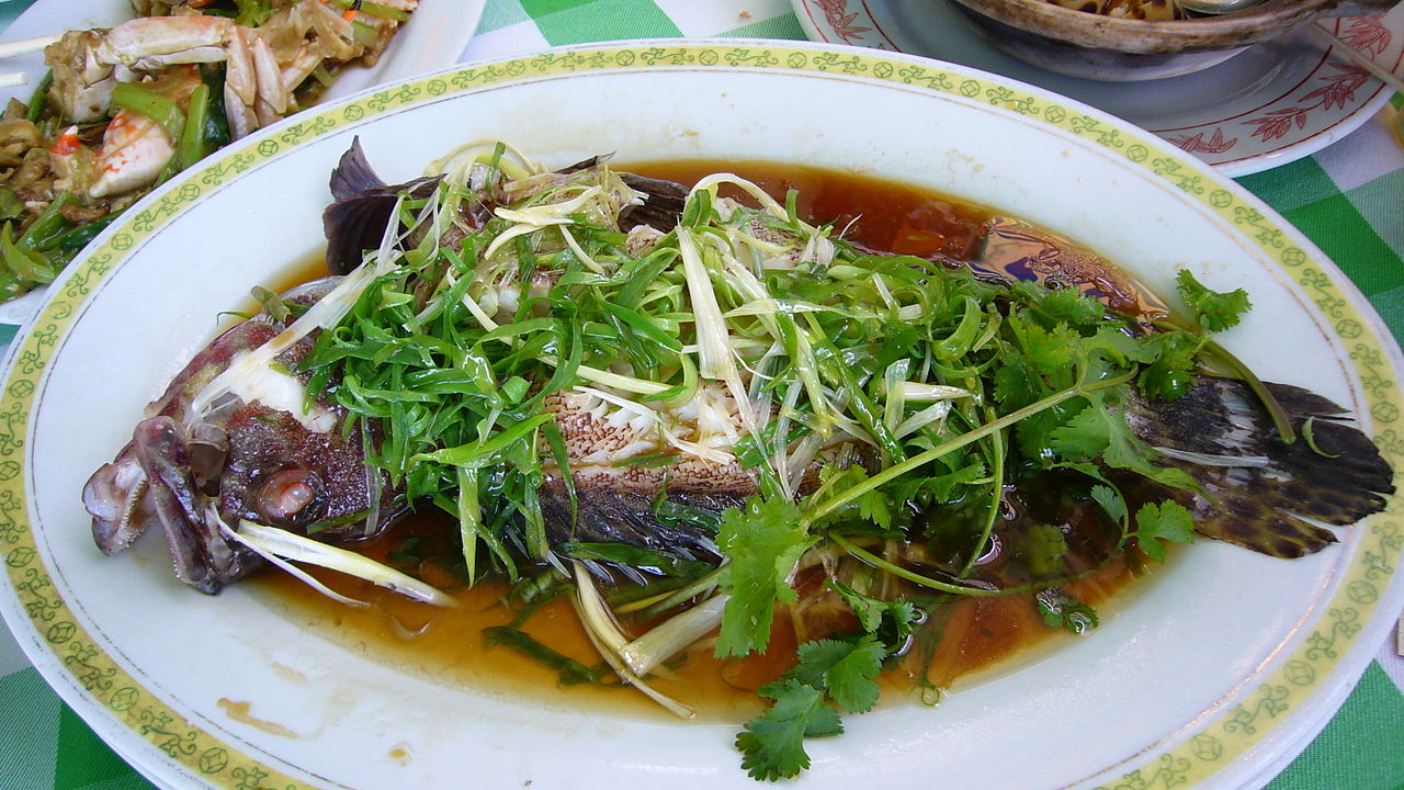Steamed Grouper - photo by Kent Wong under CC-BY-SA-2.0