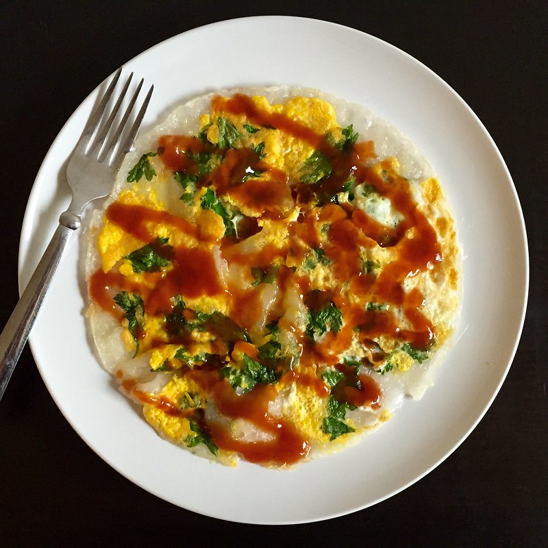 The Layover - Oyster Omelet - photo by Joy under CC BY 2.0