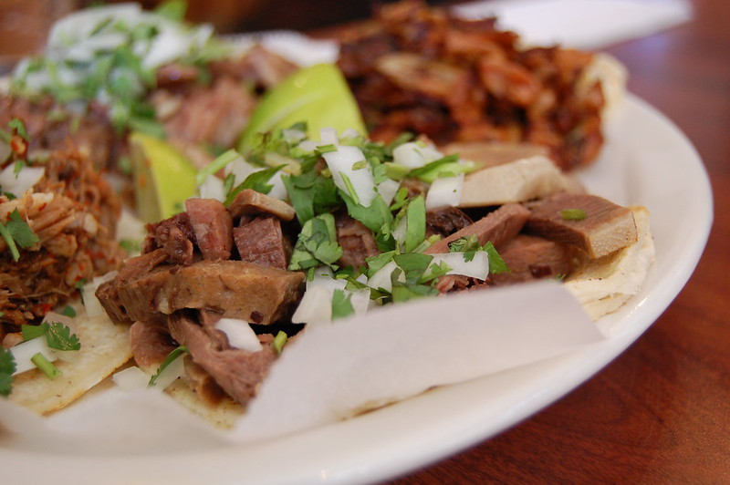 Anthony Bourdain New Mexico - Lengua Taco - photo by stu_spivack under CC BY-SA 2.0