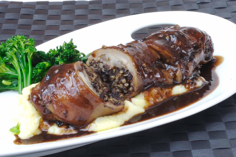 Pied de cochon farci - photo by Jane Charlesworth under CC BY 2.0