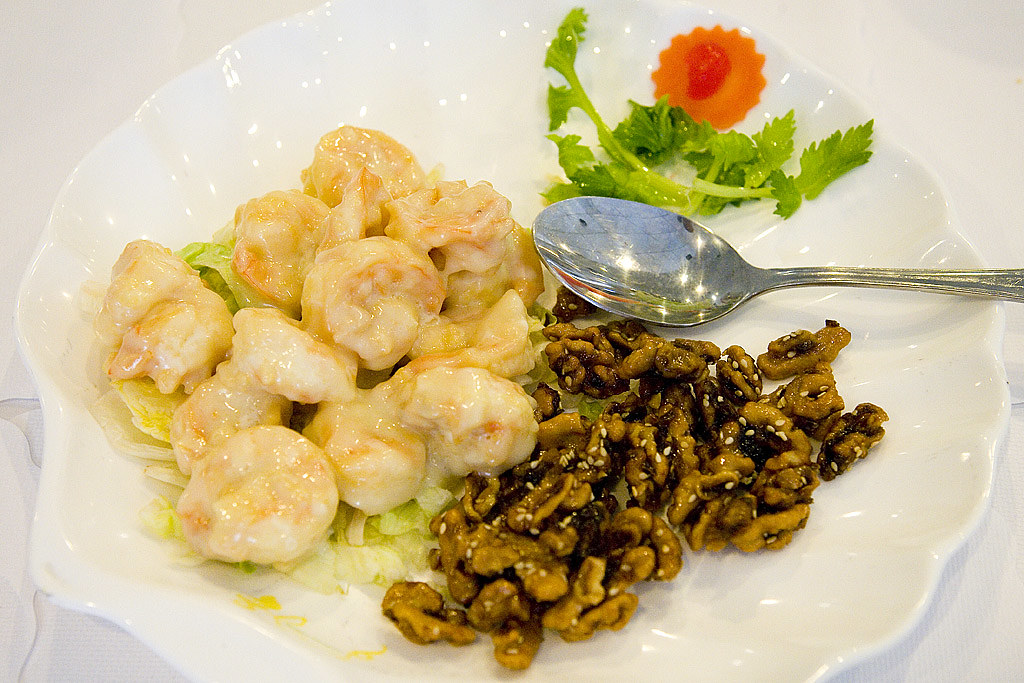 The Layover Hong Kong - Walnut Prawns - photo by pointnshoot under CC BY 2.0