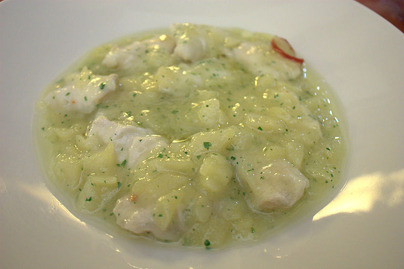 Anthony Bourdain San Sebastian - Kokotxas de Bacalao - photo by Krista under CC-BY-2.0