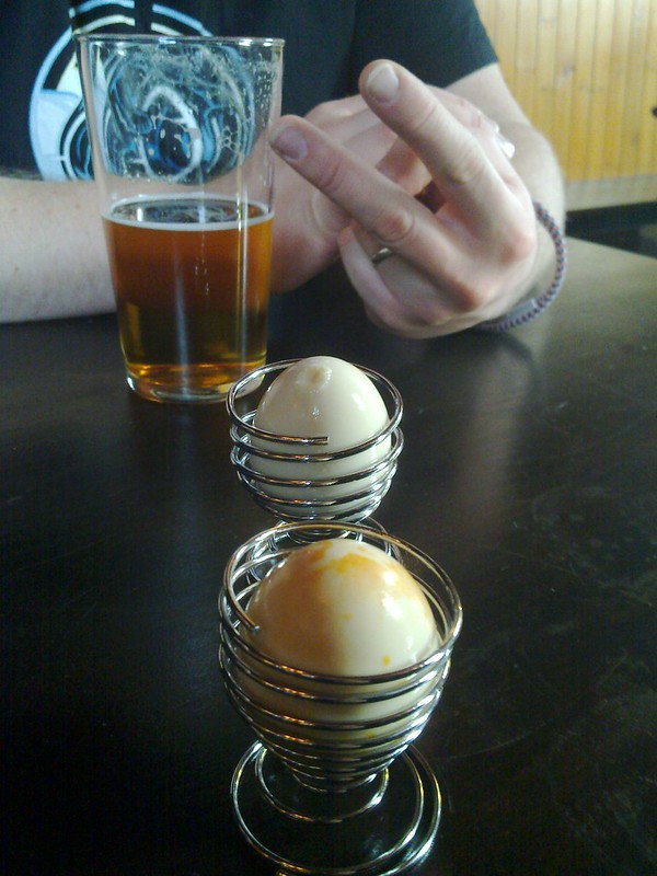 Pickled Eggs - photo by bob walker under CC BY-SA 2.0