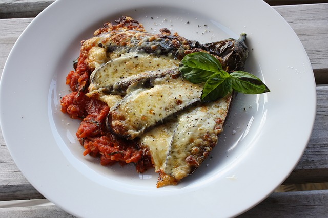 Zucchini and Aubergine Parmigiana - photo by vinaygupta460 under Pixabay License