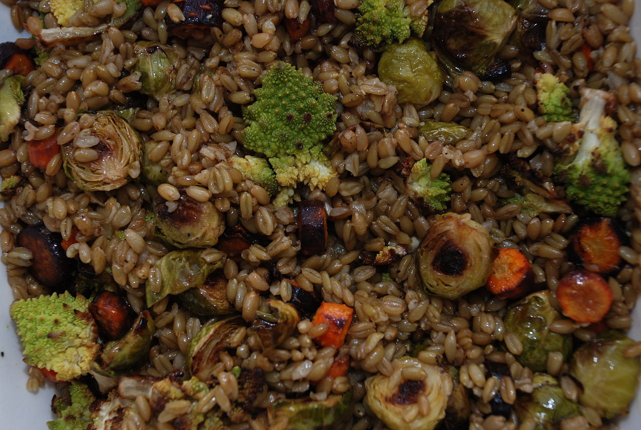 Anthony Bourdain Beirut - Freekeh with roasted vegetables - photo by Kristen Taylor under CC-BY-2.0