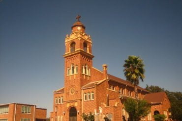 Our Lady of Guadalupe Catholic Church in Laredo, TX - photo by Billy Hathorn at en.wikipedia under CC-BY-SA-3.0-migrated, GFDL, and CC-BY-SA-2.5,2.0,1.0