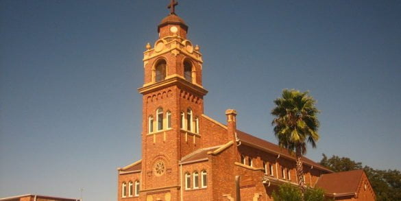 Our Lady of Guadalupe Catholic Church in Laredo, TX - photo by Billy Hathorn at en.wikipedia under CC-BY-SA-3.0-migrated, GFDL, and CC-BY-SA-2.5,2.0,1.0
