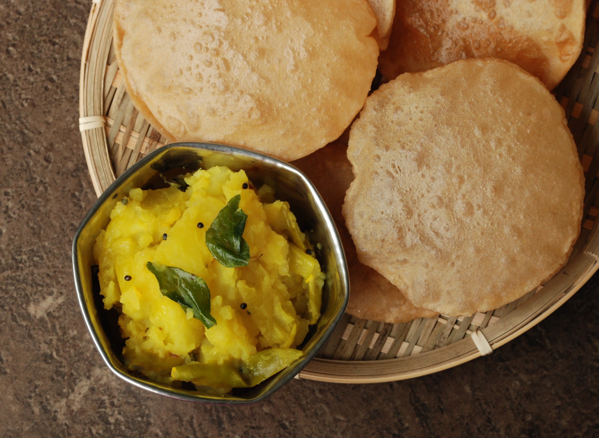 Poori - Bhaji - photo by Yummy O Yummy under CC BY 2.0