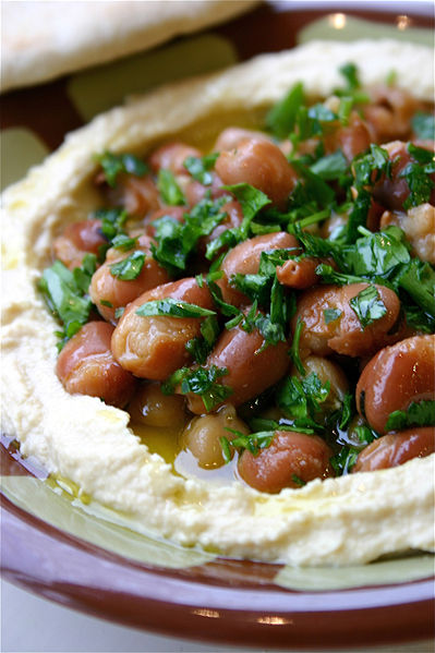 Fūl on Hummus - photo by News From Jerusalem under CC-BY-SA-3.0