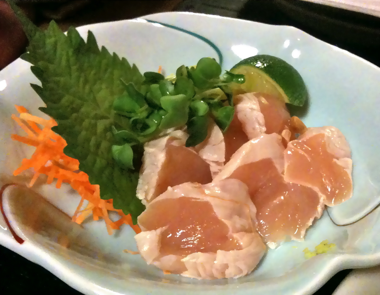 No Reservations Japan - Chicken Sashimi - photo by Donal Mountain under CC BY-ND 2.0