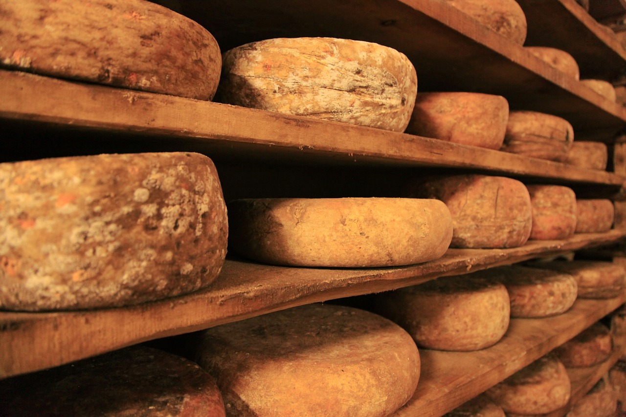 Cheese Wheels - photo by SplitShire under Pixabay License