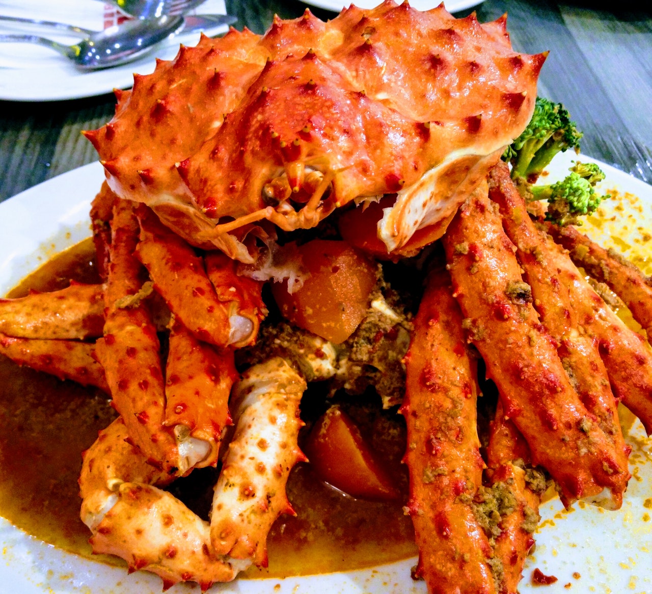 Anthony Bourdain Taipei - Crabe royal sauté - photo par H H sous licence Pexels