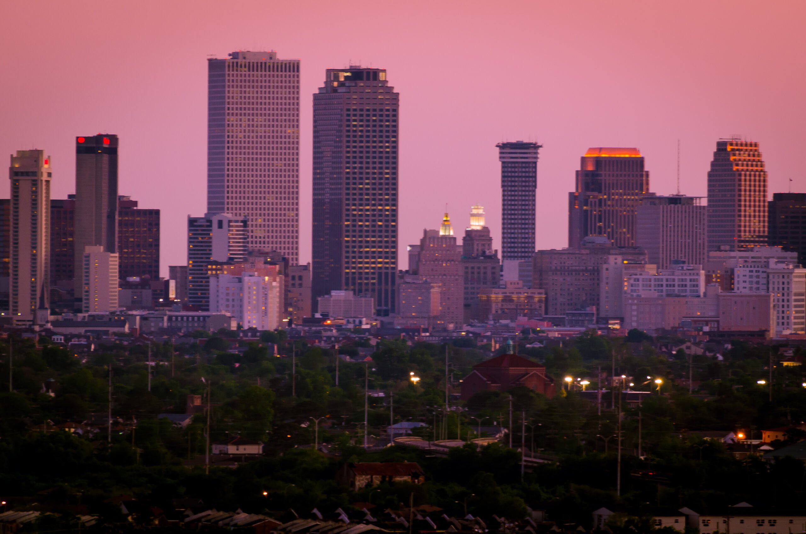 Andrew Zimmern Bizarre Foods Delicious Destinations New Orleans - By thepipe26 - Flickr: new orleans skyline under CC BY 2.0